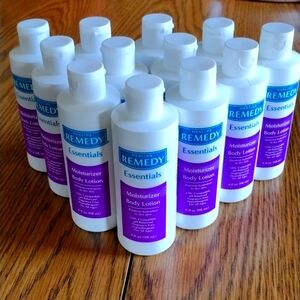 12/4 oz Bottles of Medline Remedy Moisturizer Body Lotion.